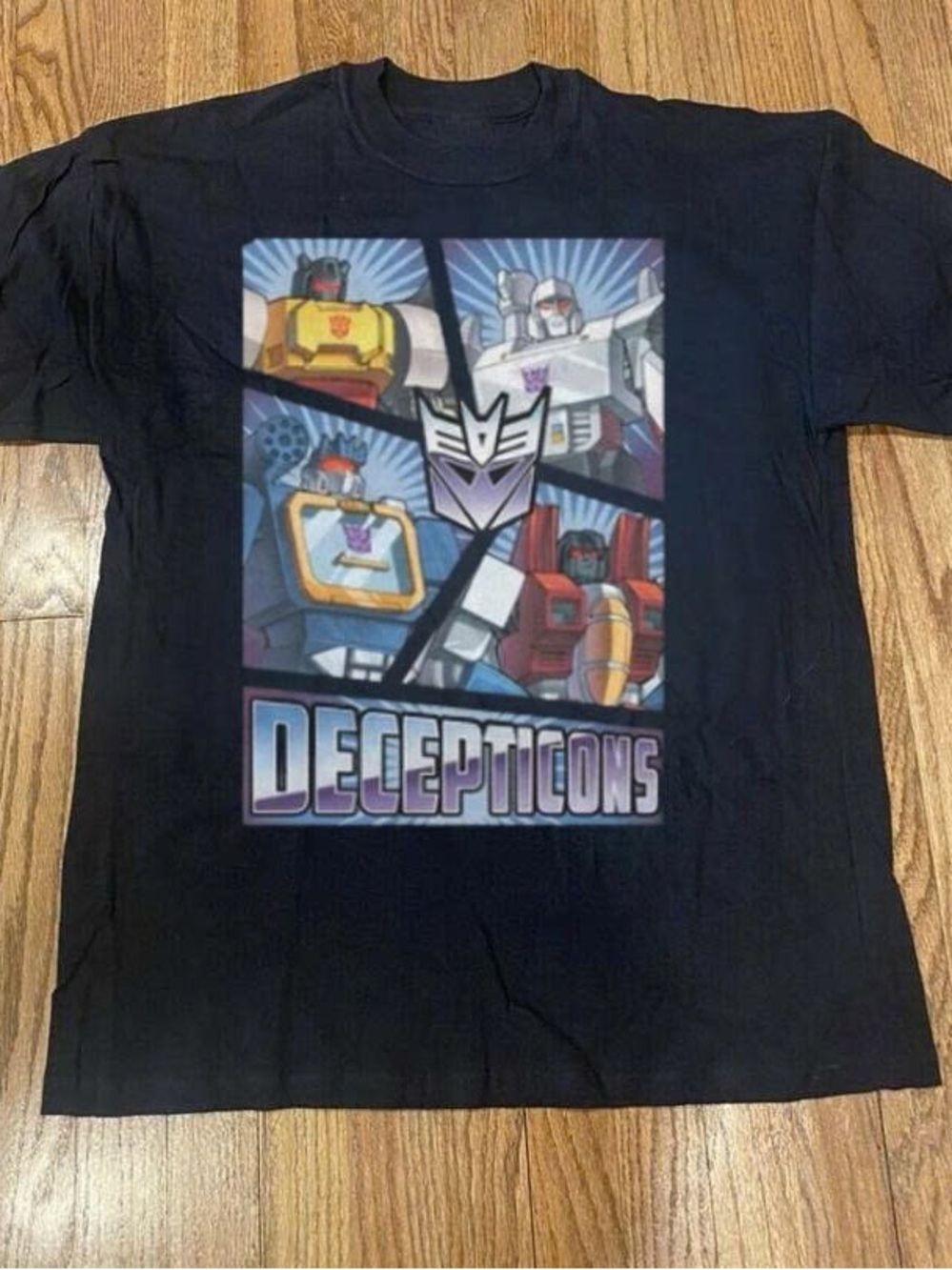 Decepticons Graphic Tee with Multicolor Print